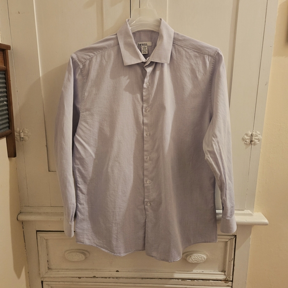 Bar III Other - Bar III Men's light lavender l/s dress shirt Sz 16-16.5 (32-33) Slim  L